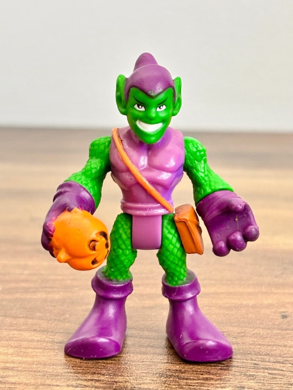 Imaginext Marvel Comics Green Goblin Pumpkin Action Figure Toy Cake Topper 2010